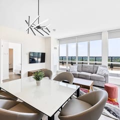 Chic 3BR Loft • Massive Patio • City Views